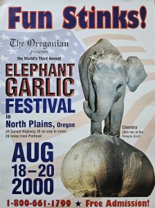 2000 garlic festival poster