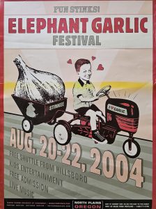 2004 garlic festival poster