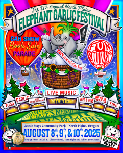 2025 garlic festival poster